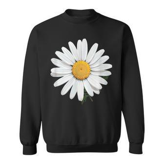 Nice White Daisies Flower Sweatshirt - Monsterry
