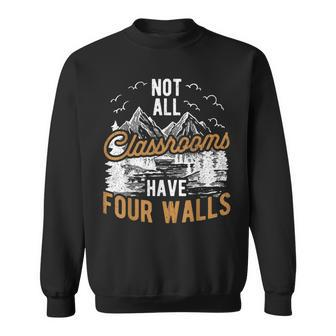 Nicht Alle Klassenzimmer Habenier Wände Wanderlustige Sweatshirt - Seseable
