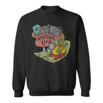 Nickelodeon Rocko's Modern Life Rocko And Heffer Wolfe Sweatshirt - Monsterry