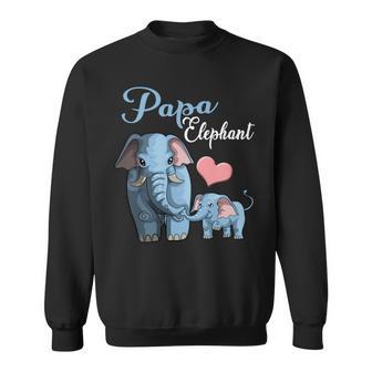 Niedliche Papa Elefant Schwangerschaftsankündigung Babyparty Sweatshirt - Geschenkecke