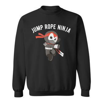 Ninja Jump Rope Martial Arts Skipper Ninjutsu Jumping Rope Sweatshirt - Monsterry CA