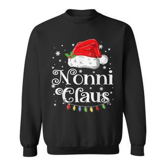 Nonni Claus Christmas 2023 Family Xmas Sweatshirt | Mazezy