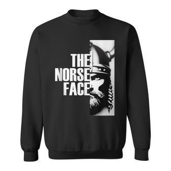 The Norse Face Viking Warrior Face 2 Sweatshirt - Monsterry DE