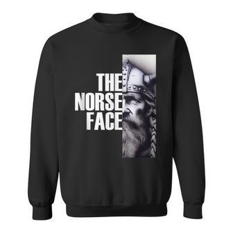 The Norse Face Viking Warrior Face 3 Sweatshirt - Monsterry DE