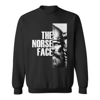 The Norse Face Viking Warrior Face 4 Sweatshirt - Monsterry DE