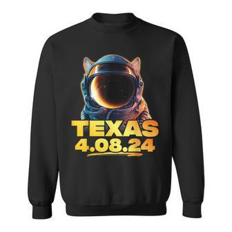 North America Total Solar Eclipse Dog Corgi 2024 Texas Usa Sweatshirt - Monsterry UK