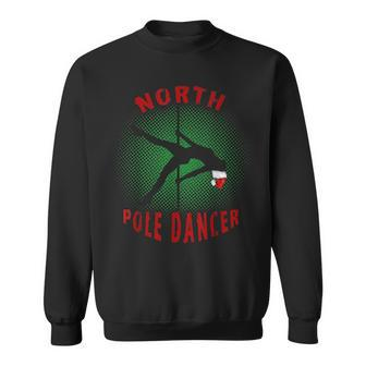 North Pole Dance With Santa Hat Sweatshirt - Monsterry