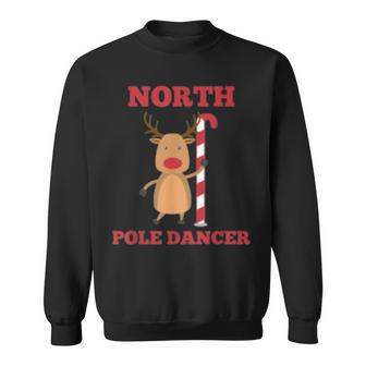 North Pole Dancer Christmas Sweatshirt - Monsterry UK