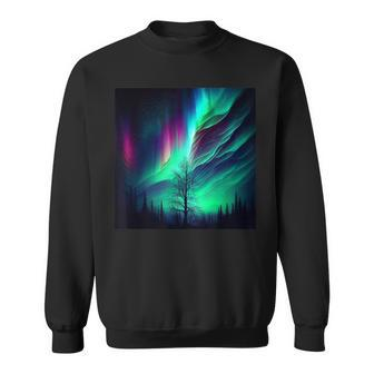 Northern Lights Aurora Borealis Sweatshirt - Thegiftio UK
