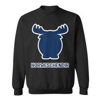 Norweschendir Norway Animal Moose On Saxon Sweatshirt - Seseable