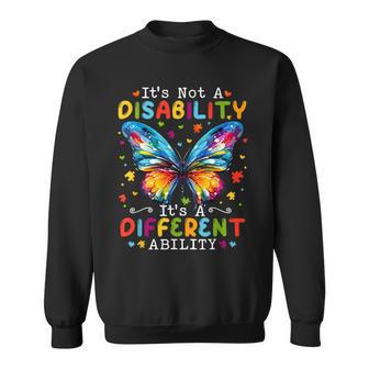 Not A Disability It's A Different Ability Autism Awareness Sweatshirt - Monsterry DE