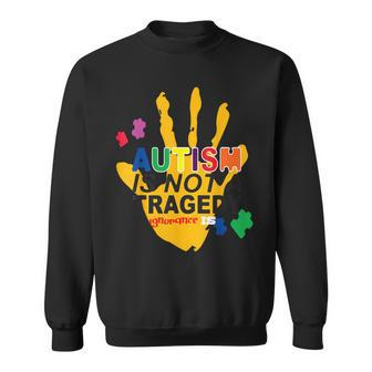Not A Tragedy Saying Inspirational Autism Awareness Sweatshirt - Monsterry