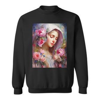 Notre-Dame Vierge Marie Sainte Vierge Sweater e - Cadeauxyz