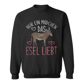 Nur Ein Mädchen Das Donsel Liebt Farm Sweatshirt - Geschenkecke