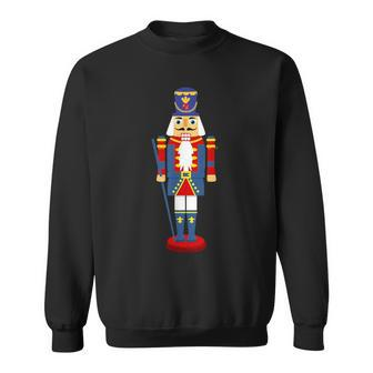 Nutcracker Figure Costume Matching Family Pjs Christmas Sweatshirt - Monsterry DE