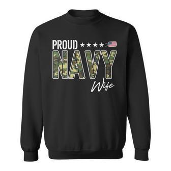 Nwu Type Iii Proud Navy Wife Sweatshirt - Monsterry CA