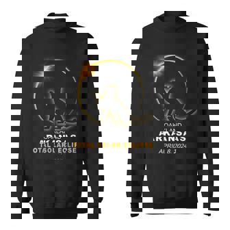 Oakland Arkansas Total Solar Eclipse 2024 Sweatshirt - Thegiftio