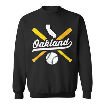Oakland Baseball Vintage California Pride Love City Green Sweatshirt - Monsterry CA