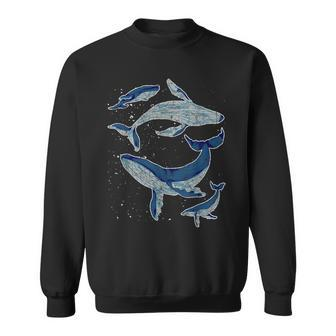 Ocean Animal Lover Sea Creature Mammal Whale Sweatshirt - Thegiftio UK