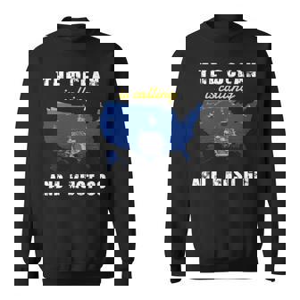 The Ocean Is Calling Sweatshirt | Mazezy