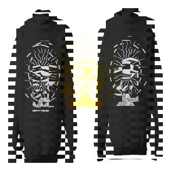 Oeil De Horus Égyptien Ankh Egypte Archéologue Sweater e - Cadeauxyz
