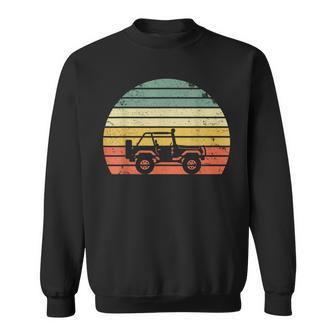 Off Road Vintage Retro Sunset Off Road 4X4 Sweatshirt - Monsterry DE