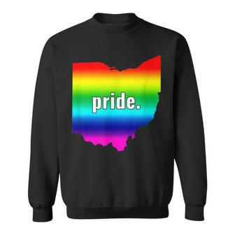 The Official Gay Pride Ohio Rainbow Sweatshirt - Monsterry CA
