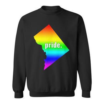 The Official Gay Pride Washington Dc Rainbow Sweatshirt - Monsterry