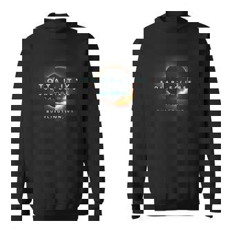 Official Solar Eclipse 2024 Burlington Vt Totality 04-08-24 Sweatshirt | Mazezy