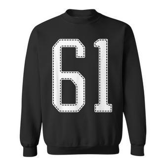 Official Team League 61 Jersey Number 61 Sports Jersey Sweatshirt - Monsterry