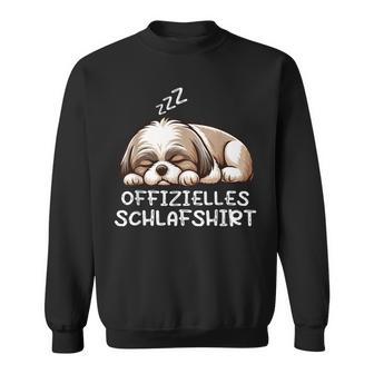 Offizielles Schlaf Shih Tzu Hundehalter Hundebesitzer Sweatshirt - Geschenkecke