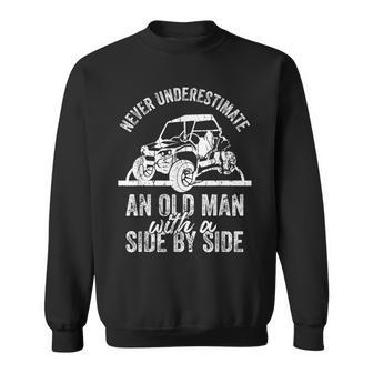 Offroad Grandpa Dad Offroad Side-By-Side Sweatshirt - Seseable