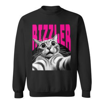 The Og Rizzmaxxer Rizz Rizzler Cat Selfie Sweatshirt - Seseable