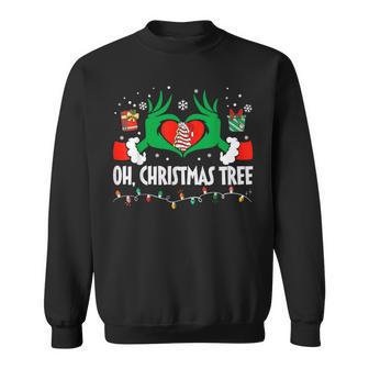 Oh Christmas Tree Cakes Debbie Christmas Cake Lovers Sweatshirt - Seseable