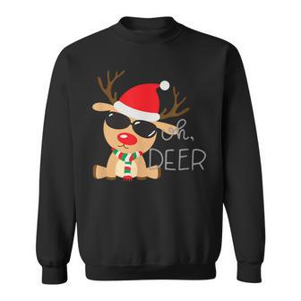 Oh Deer Reindeer Sweatshirt - Seseable