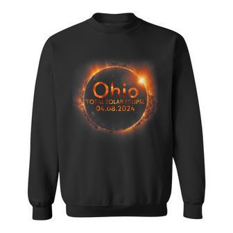 Ohio Total Solar Eclipse April 8 2024 Ohio Solar Eclipse Sweatshirt | Mazezy