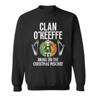 O’Keeffe Clan Christmas Ireland Family Name Party Sweatshirt - Seseable