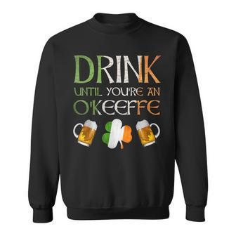 O'keeffe Family Name For Proud Irish From Ireland Sweatshirt - Seseable