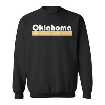 Oklahoma Retro Style State Vintage Pride 70S 80S Home Sweatshirt - Monsterry DE