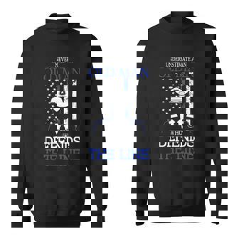 Old Man Who Defends The Line Sweater e - Cadeauxyz