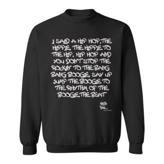 Old School Skool Rap Hip Hop Merch Lyric Quote 80S Graphic Sweatshirt - Thegiftio UK