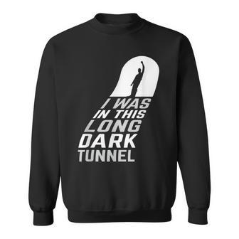 Old Skool Rave I Was In A Long Dark Tunnel Raving Raver Sweatshirt - Thegiftio UK