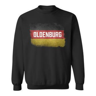 Oldenburg Germany German Flag Vintage Souvenir Sweatshirt - Monsterry UK