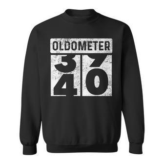 Oldometer Odometer 40Th Birthday 40 Yrs Old Joke Sweatshirt - Monsterry AU