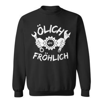 Ölich Aber Fröhlich Simson Ddr Moped Two Strokeintage Sweatshirt - Geschenkecke