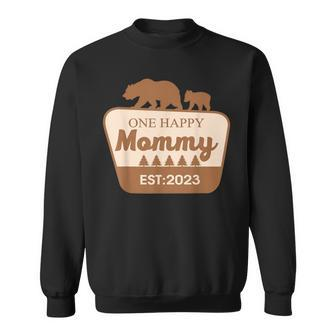 One Happy Mommy Happy Camper Matching Family Birthday Sweatshirt - Seseable