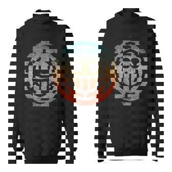 One Heart Trafalgar Sunset Pirate Jolly Roger Sweatshirt - Seseable