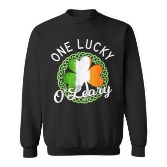One Lucky O'leary Irish Family Name Sweatshirt - Seseable