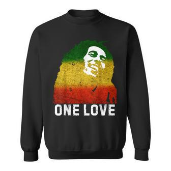 One Reggae Love Reggae Music Rastafarian Jamaica Rock Roots Sweatshirt - Monsterry DE