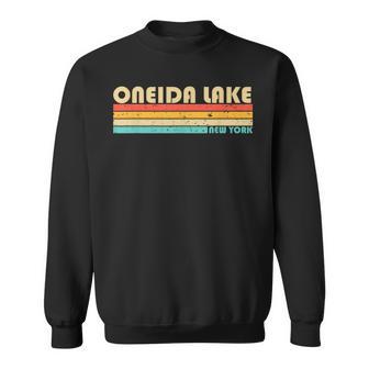 Oneida Lake New York Fishing Camping Summer Sweatshirt - Monsterry AU